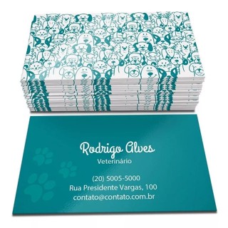 Cartão de Visitas - Uv Total Frente (Brilho) - (tempo LIMITADO) em Oferta na Shopee