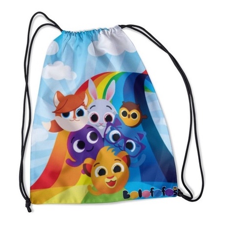 20 Mochilinha Sacochila Aniversário Personalizada Lembrancinha Infantil Festa 20x30cm