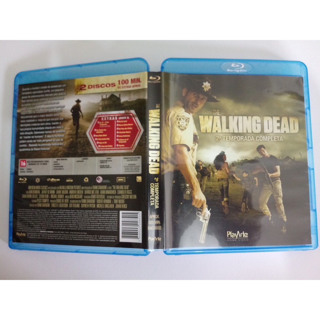 Blu-ray  The Walking Dead Blu-ray 2ª Temporada Completa 2 Discos