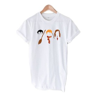 Camiseta Harry Potter HP Trio Bruxo Harry Rony Hermione