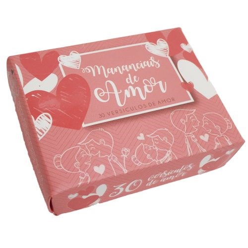 Caixinha de Versículos Diários | Mananciais de Amor | Corações em Oferta na Shopee