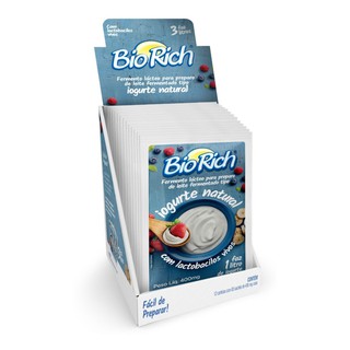 Compre 6 Fermento Bio Rich® Original- Iogurte Natural