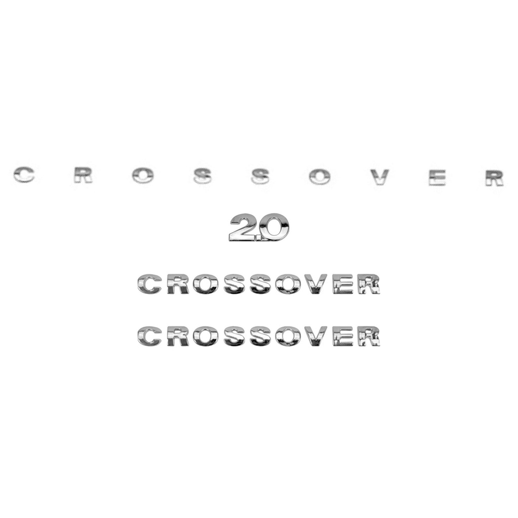 Emblemas 2.0 E Crossover Tampa Traseira E Crossover Laterais Saveiro G3
