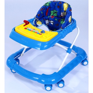 Andador Musical Superluxo Infantil Azul Jumbobaby