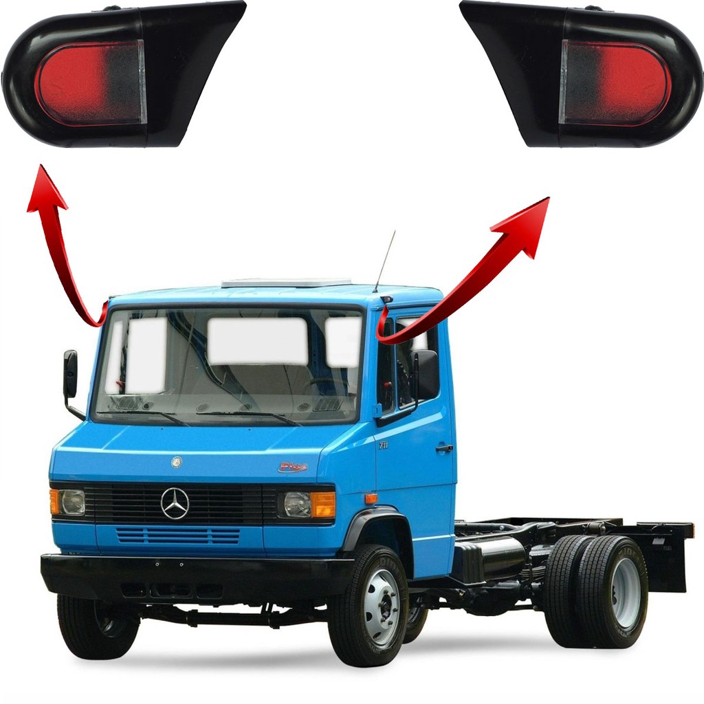 Par De Lanterna De Teto Para Caminhão Mercedes-Benz Mb 709 710 910 912