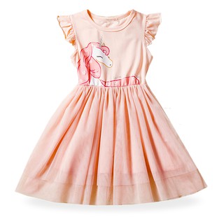 vestido de unicórnio para criança de 6 anos