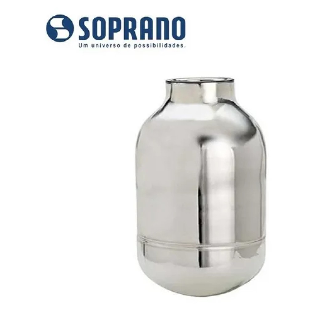 Ampola de Reposição Soprano 2.5 Litros Garrafa Inox Exclusiva