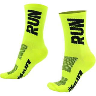 Meia HUPI Run Amarelo Neon/Preto em Oferta na Shopee
