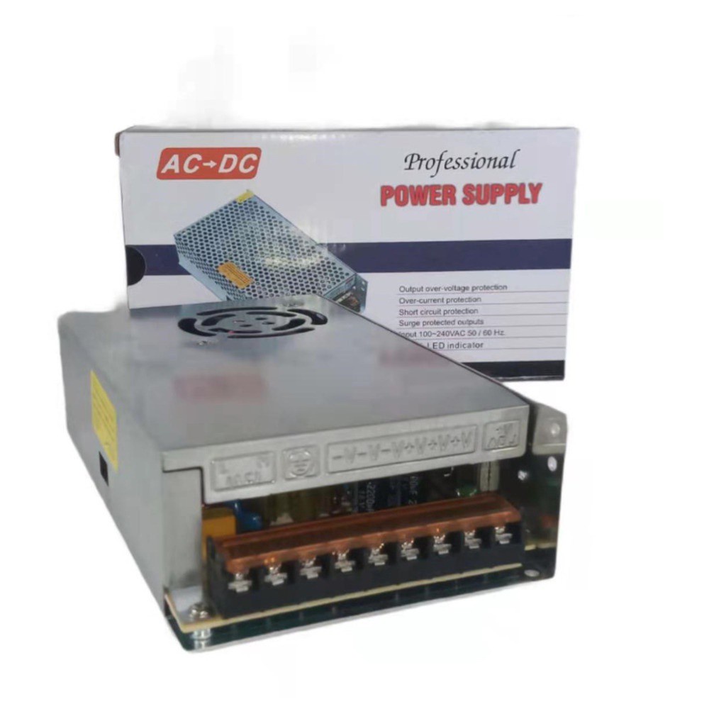 Fonte Chaveada 30A Bivolt Colmeia 360W Cftv 12V Fita Led