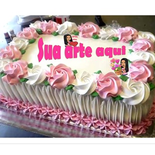 Papel arroz personalizado por você  20x30cm em Oferta na Shopee