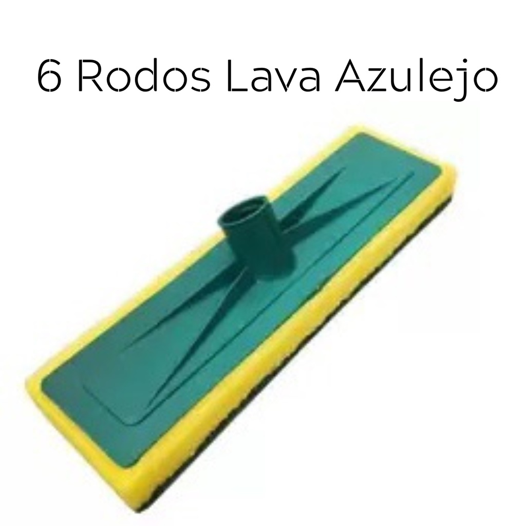 Rodo Lava Azulejo Kit Para Casa Lava Piso E Azulejo Esponja Sem Cabo