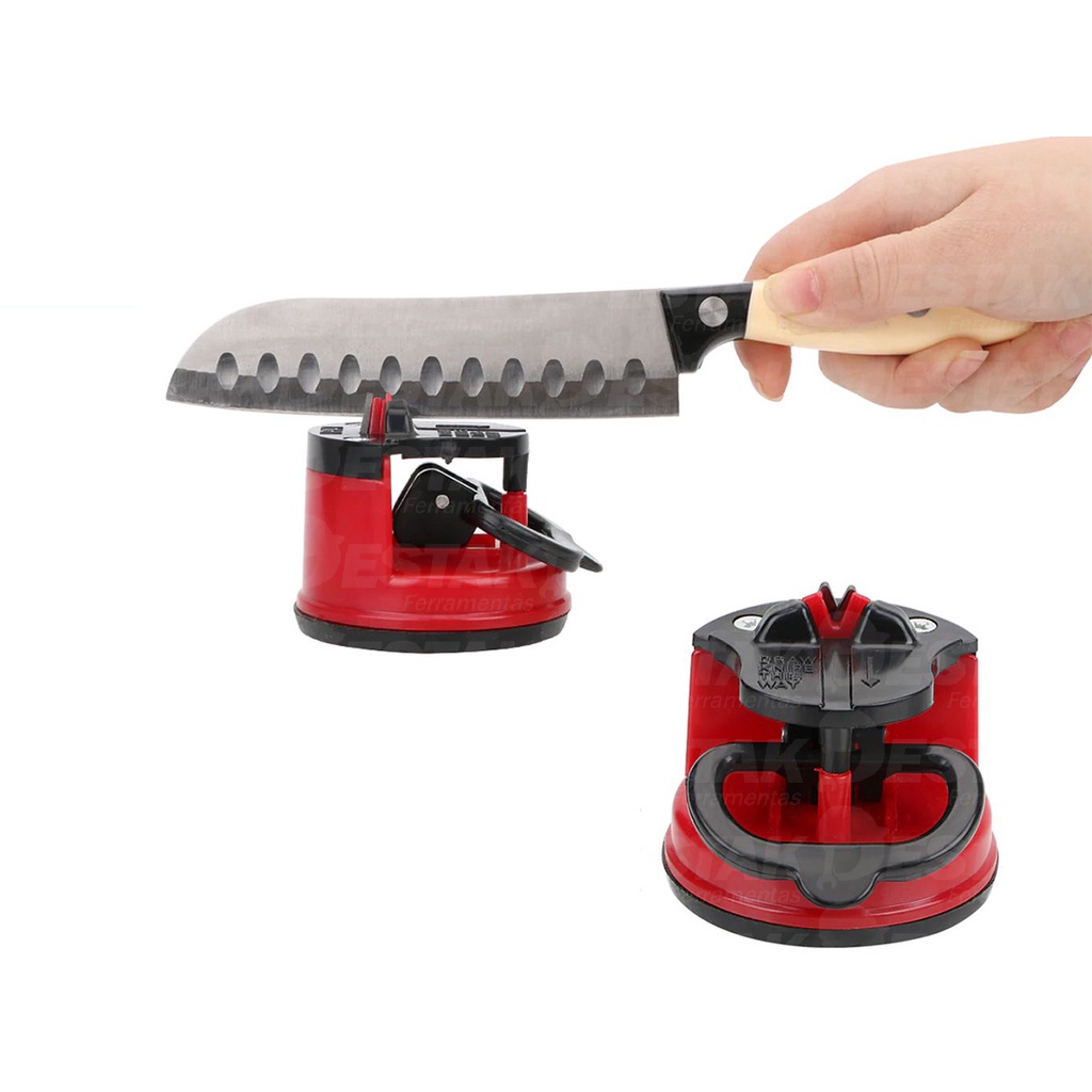 Afiador E Amolador De Facas Com Ventosa Mtx