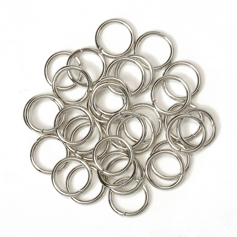 Argola Metal Para Bijuterias - prata - 8mm - 50 gramas Aproximadamente 360 Pçs em Oferta na Shopee