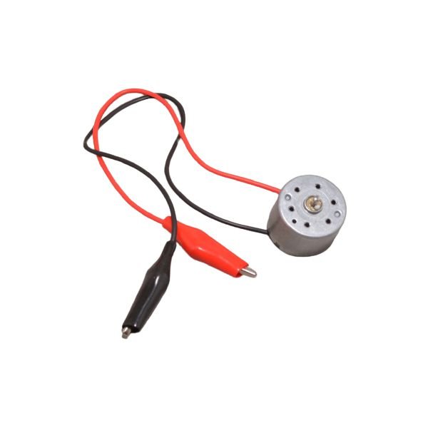 Micro Motor 310 1.5  6V C/ Cabos E Garras Jacare 7000 Rpm