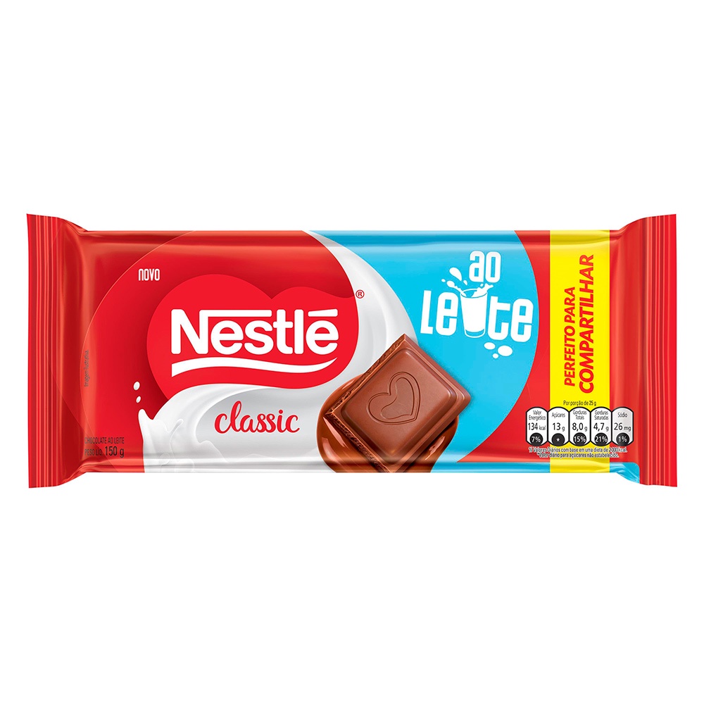 Chocolate ao Leite Classic 150g- Nestlé