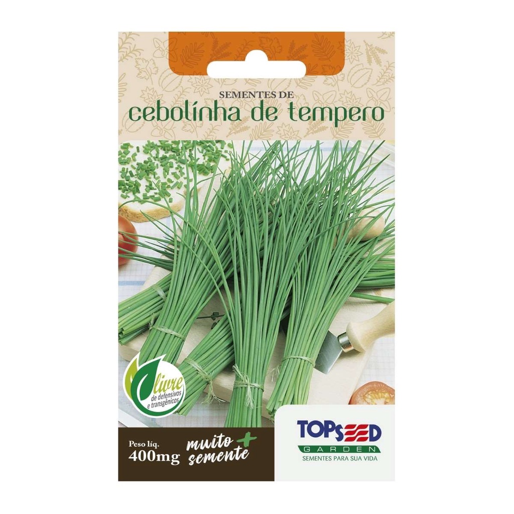 Sementes Cebolinha De Tempero Fina (Chives) TOPSEED em Oferta na Shopee