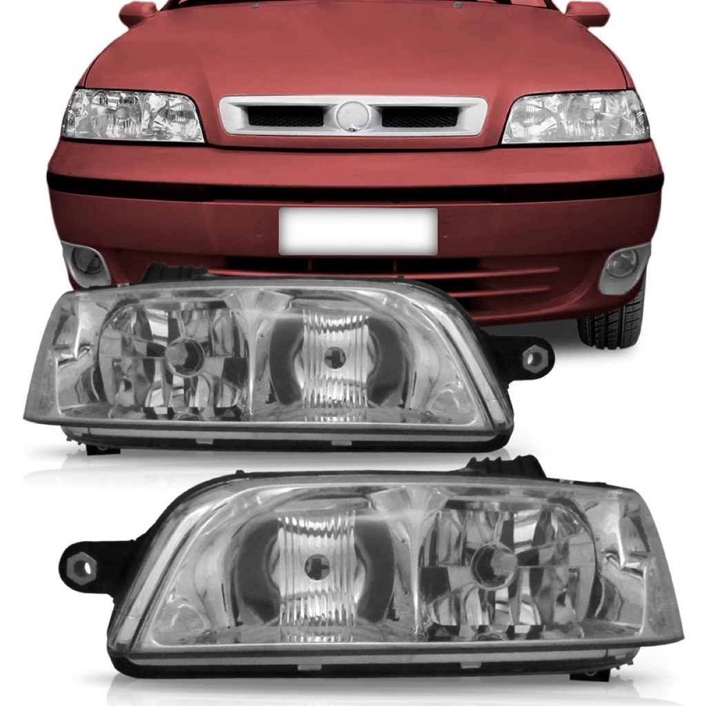 Farol Palio Siena Fire Strada 2001 2002 2003 2004 2005 2006 Cromado em Oferta na Shopee