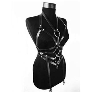 Conjunto GÓTICO Harness Cinto Arnês Conjunto Espartilho Corpete Cinto punk em Oferta na Shopee