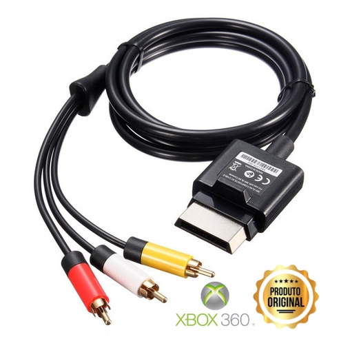 Cabo Av / VGA / RCA Xbox 360 Slim - Original