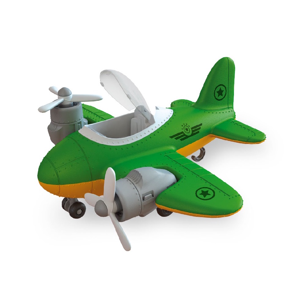 Avião Fighter Comando De Brinquedo Com Janela Abre E Fecha