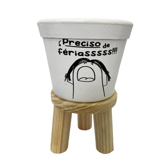 Suporte Tripé De Madeira Para Vasos Vasinhos Decoração 7,5cm