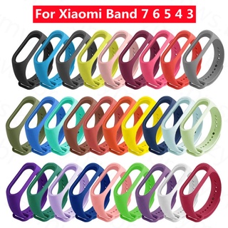 Pulseira De Silicone Esportiva Sobressalente Para Xiaomi Mi Band 7 6 5 4 3