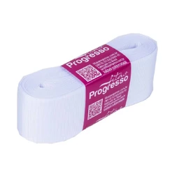 Fita Gorgurão Progresso 38mm nº9 - 10m Cor 201 Branco - 01 unidade