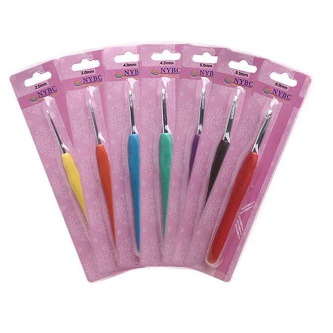 Agulhas de Crochê Cabo emborrachado Tipo Soft em Oferta na Shopee