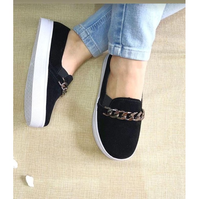 Tenis Feminino Casual Iate Sapatenis Calce Facil Confortavel em Oferta na Shopee
