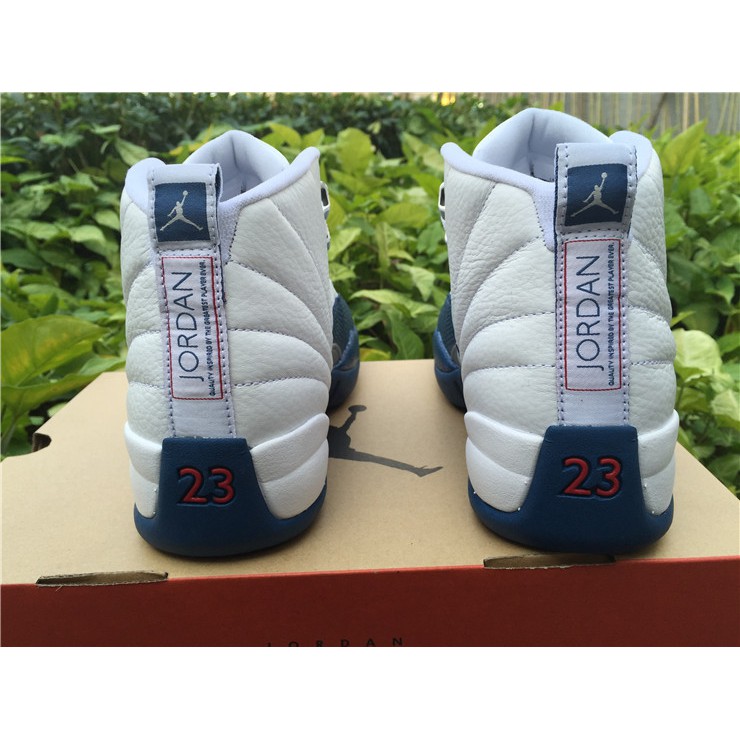 Nike Air Jordan Tennis Shoes Air Jordan 12 Retro French Blue 113 Sports Shoes Shopee Brasil