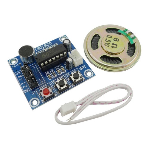 Módulo Gravador De Voz E Player Isd1820 P/ Robótica