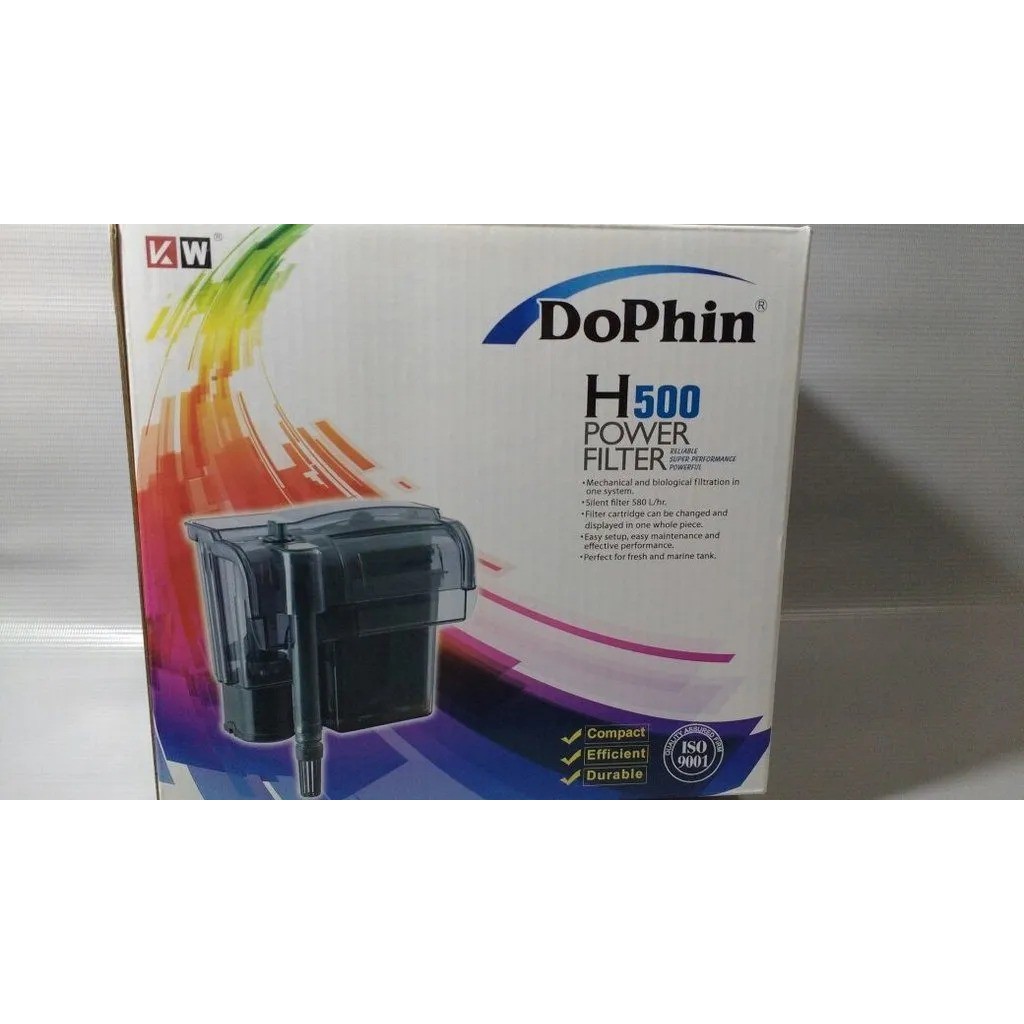 Filtro Externo Aquário Dophin H500 580lts/h220v