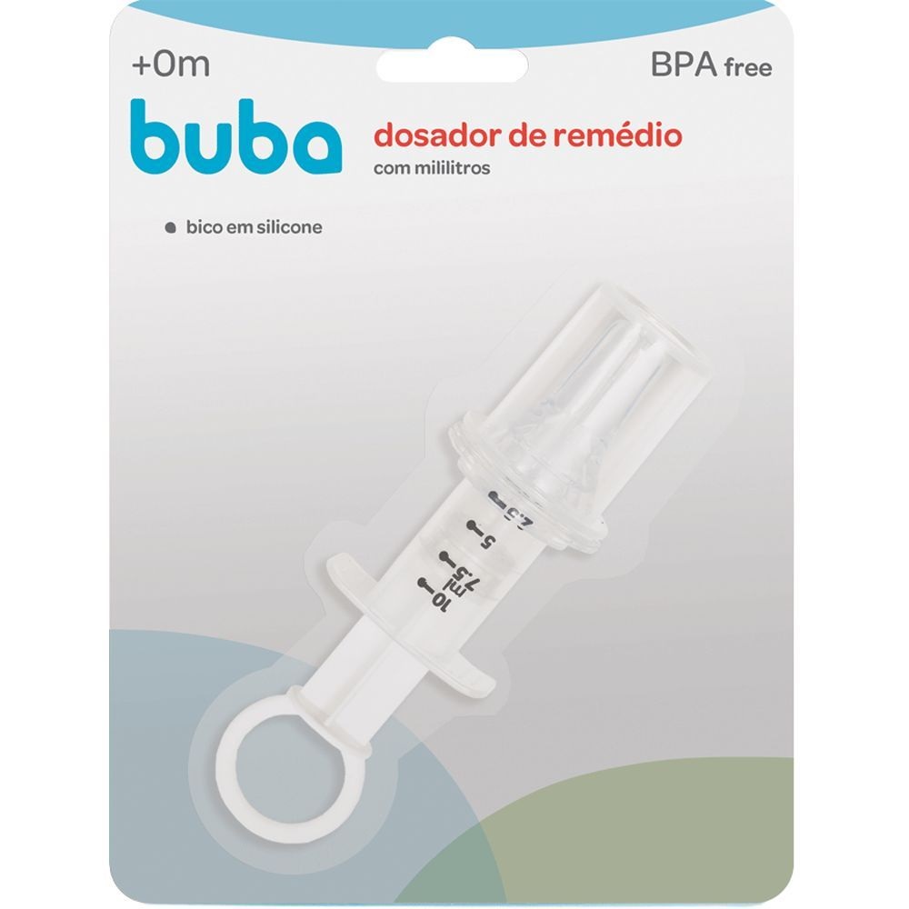 Dosador De Remédio Com Mililitros Bico de Silicone 7556 Buba