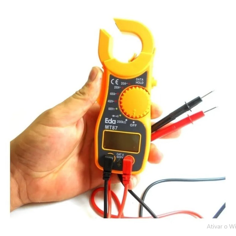 Alicate Amperimetro Digital Mt87 Eda 9ke