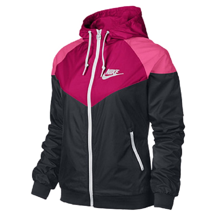 Corta vento nike feminina rosa best sale e preto