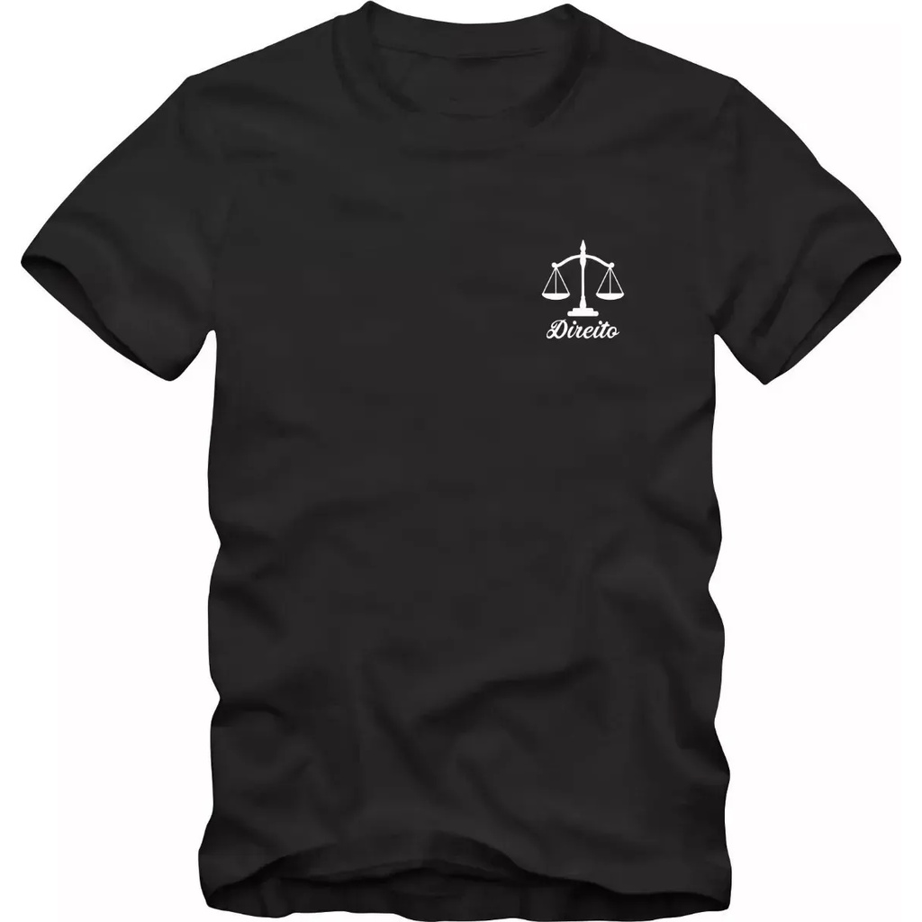 Camiseta 100% Algodão Faculdade,curso Tecnico Direito Camisa Promoção