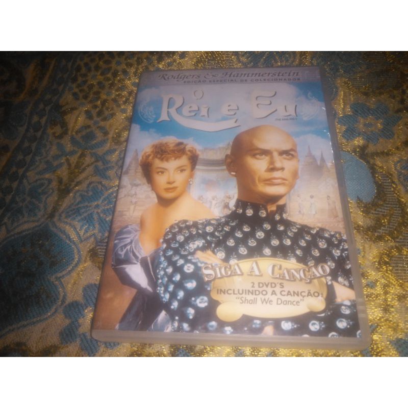 dvd o rei e eu duplo usado original bom estado