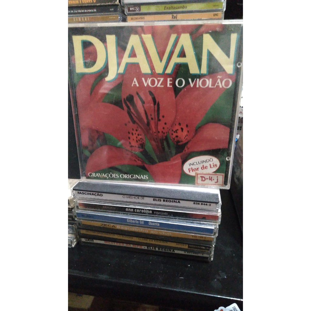 CD Djavan A Voz e O Violão(1995) Som Livre