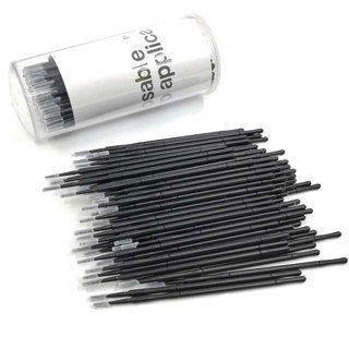 Aplicador Microbrush para Extensão de Cìlios -Tubo Preto em Oferta na Shopee