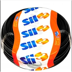 Cabo Fio PP 2x4,00mm 550v 100m SILFLEX Preto SIL