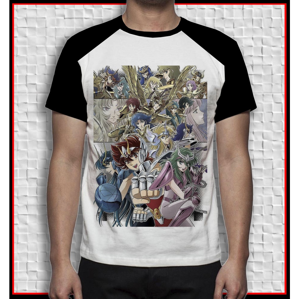 camisa de desenho personalizado arte saint seiya Cavaleiros do zodíacos anime seiya cdz anime geek unissex blusa camisa