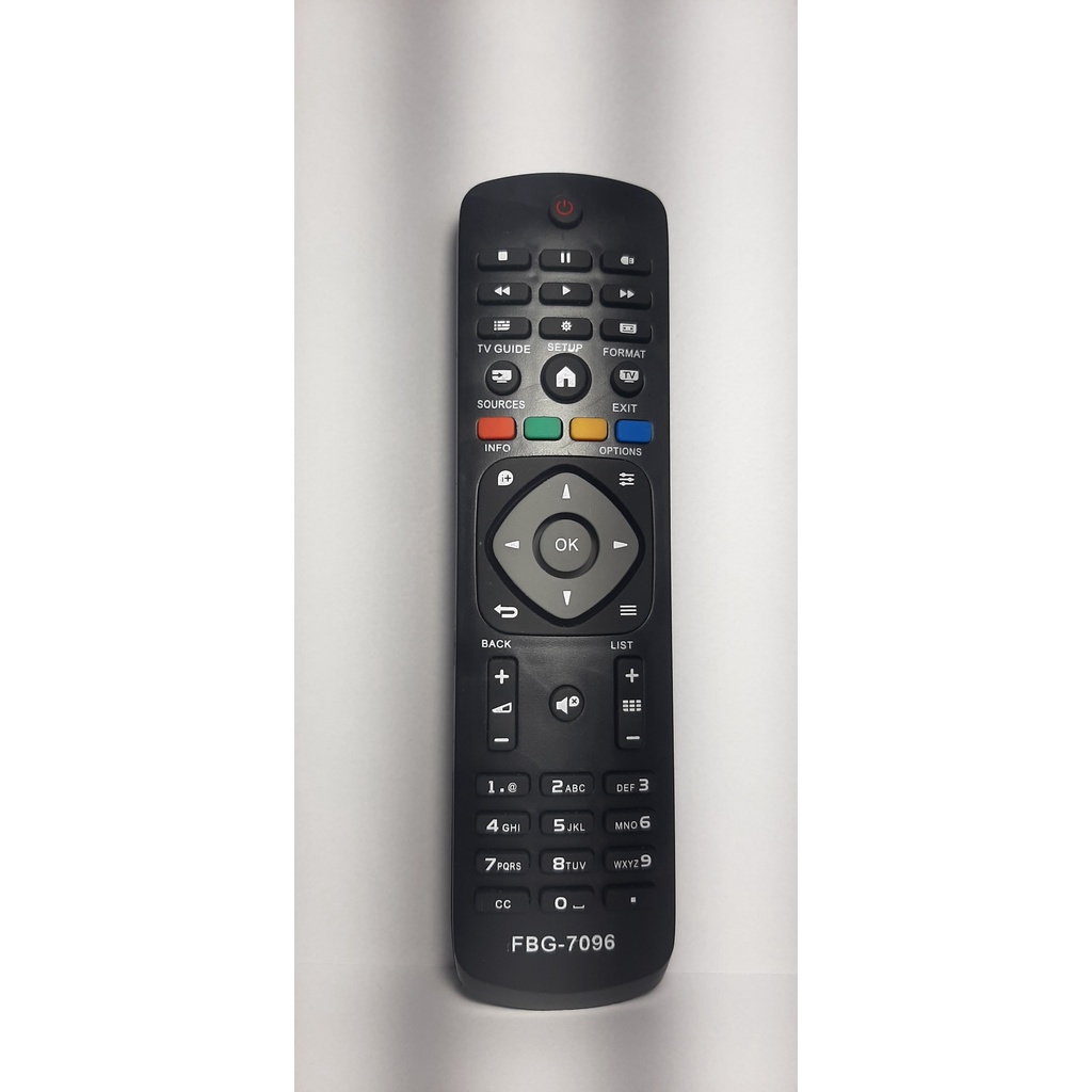 Controle Remoto compatível Com TV Televisor Televisão Philips LCD Led Ergonomico Fácil uso