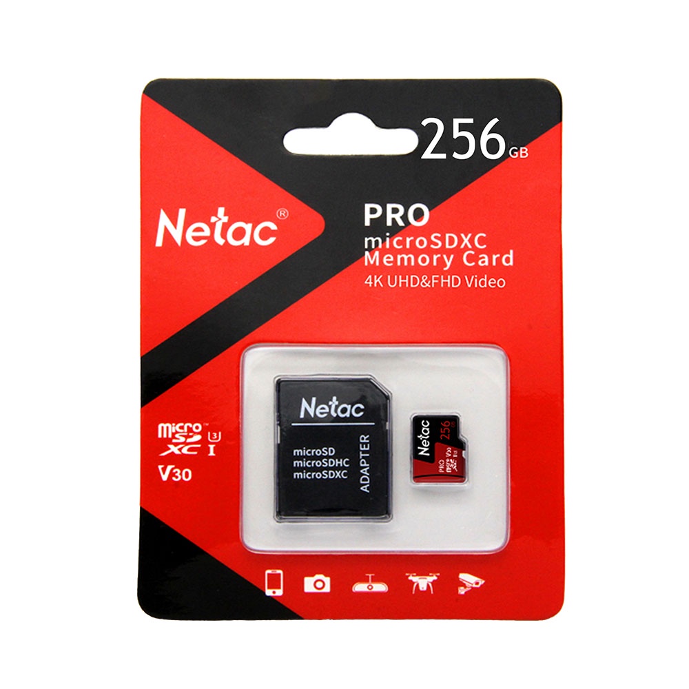 ふるさと割 Netac microSD 256GB 最大100MB s microSDXC UHS-I U3 A1 V30 C10 Full HD  Nintendo Switch対応 メーカー正規品認証 SDアダプター付 - P500256A cd-center.org