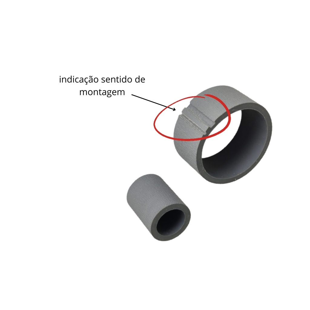 Borracha de Arrasto e Tração Rolete Pickup Roller + borracha Retardo OEM Para Epson L800 L805 T50 R270 R290 (Original)