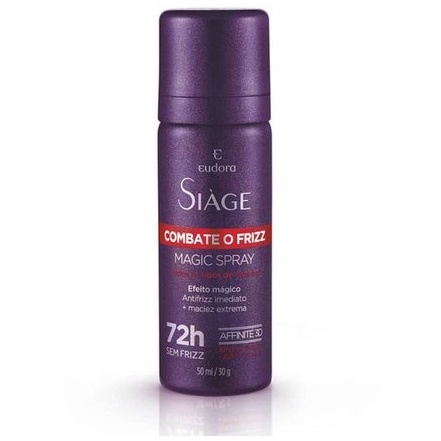 Spray Antifrizz Eudora Siage Combate o Frizz 50ml: Onde Comprar | BuscaProdutos