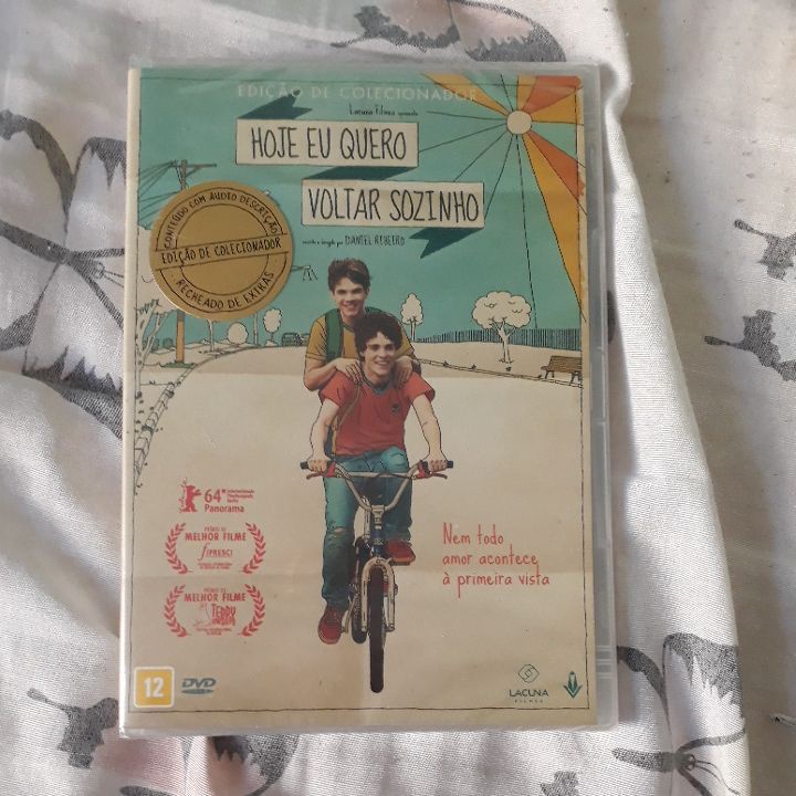 Hoje eu quero voltar sozinho dvd Daniel Ribeiro