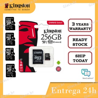 cartão de memória Memory Card Kingston Micro SD Card 64GB/128GB/256GB/512GB