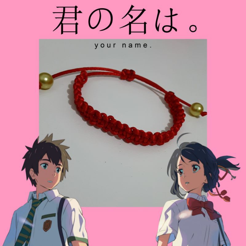 Pulseira Your Name/Kimi no nawa