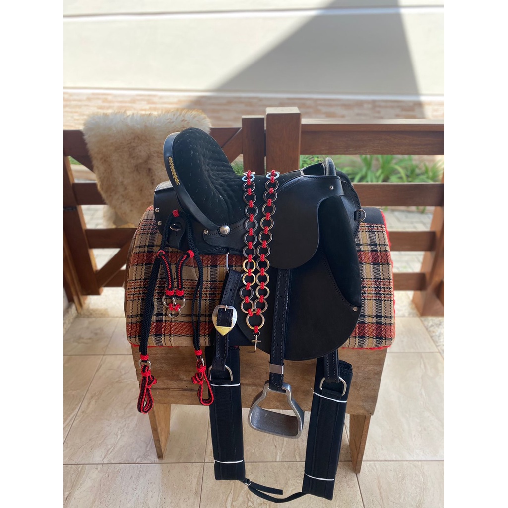 Kit Sela Coqueluche Top Confort Completa Para Montaria em Oferta na Shopee