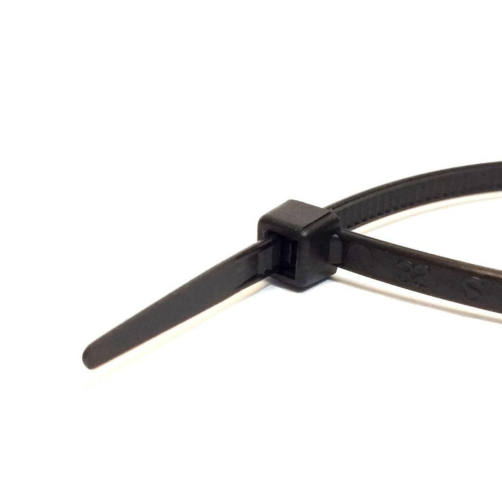 CINTA PLASTICA 15 CM ABRAÇADEIRA NYLON PRETA 1,2 X 3,6 X 150 MM 200 UNIDADES